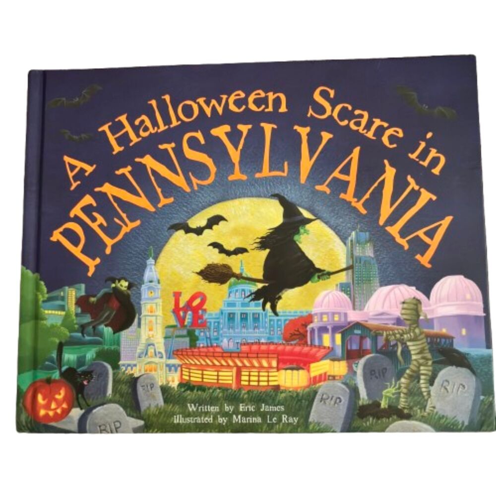 A Halloween Scare In PENNSYLVANIA Hardback Children's Fictional Book